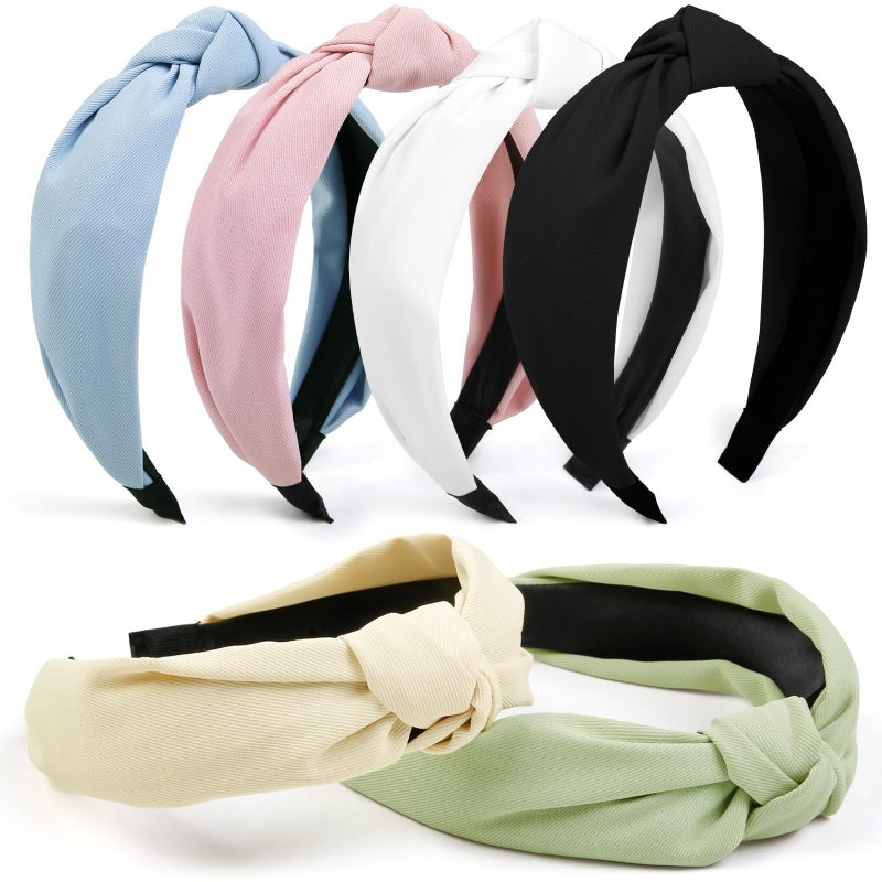 TERSE Headbands for Women Girls, Fashion Knotted Head Bands for Women's Hair - Image 1