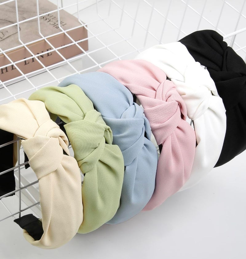 TERSE Headbands for Women Girls, Fashion Knotted Head Bands for Women's Hair - Image 2