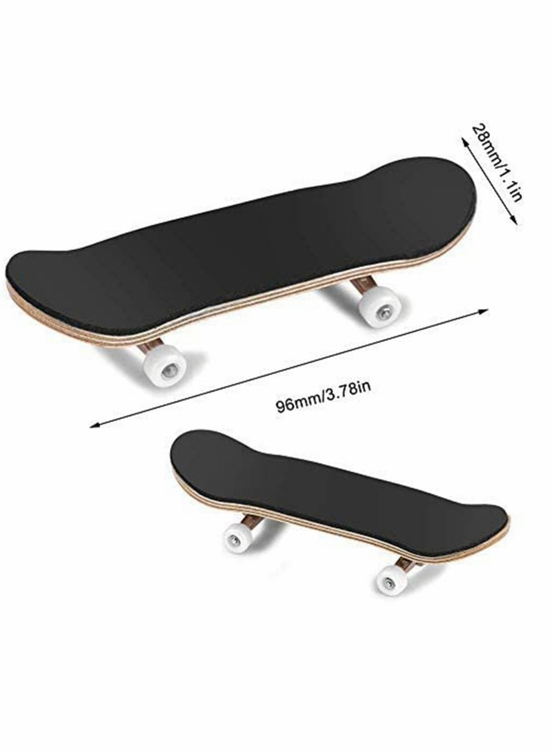 KASTWAVE Finger Skateboard, Alloy Mini Skateboard Deck with Pro Fingerboard Tools and Anti-Slip Pu Pad - Image 4
