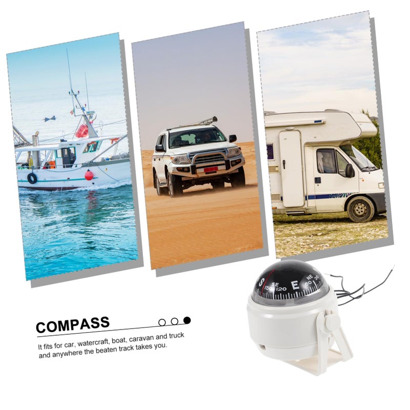 2 Pack Dashboard Compass For Car Boat And Vehicle Navigation - Image 3