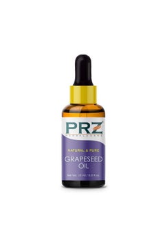 PRZ Grapeseed Cold Pressed Carrier Oil Pure Natural & Therapeutic Grade Oil For Aromatherapy Body Massage Skin Care & Hair Care 15 Ml  - Image 4
