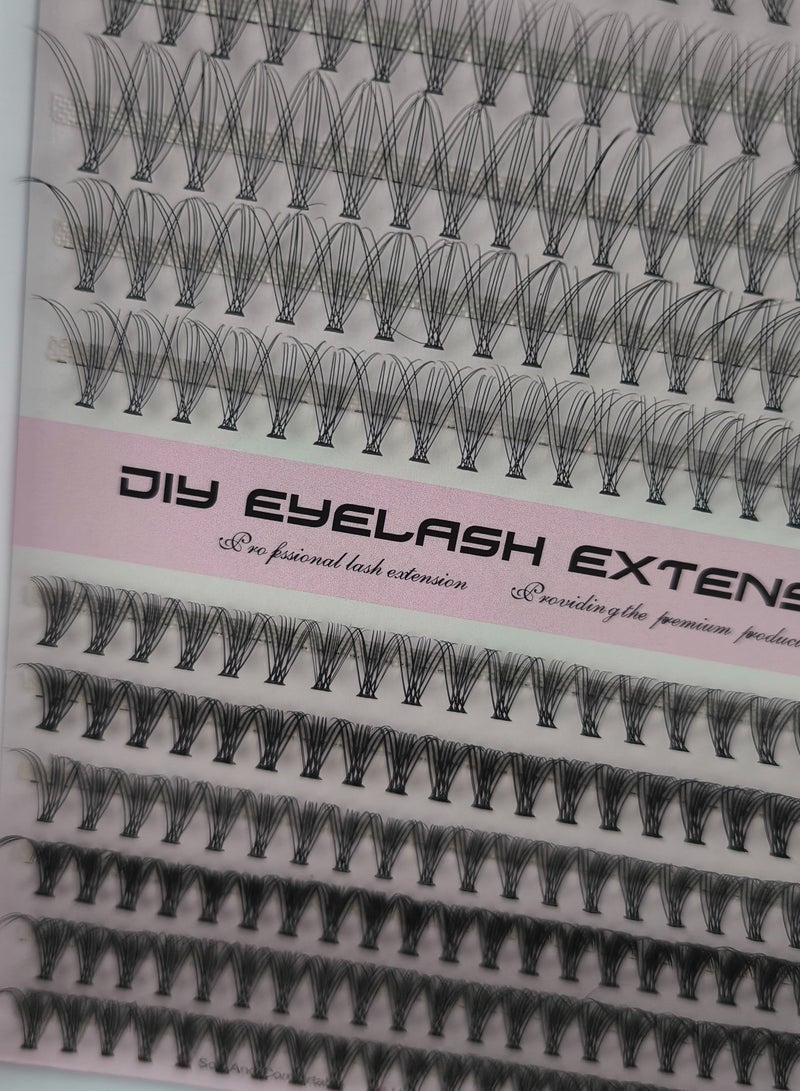 BONITO 240pcs C Curl 10D/20D Individual Cluster Eyelashes - Image 5