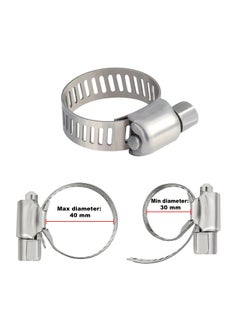 Duravel Stainless Steel Hose Clamps, Adjustable Worm Drive,(Pack-Of 10, 30-40mm) - pzsku/ZF8861CF4BE286FB29D9EZ/45/_/1740896593/6c5f7f05-1666-4db3-9337-a222cfd8dc69