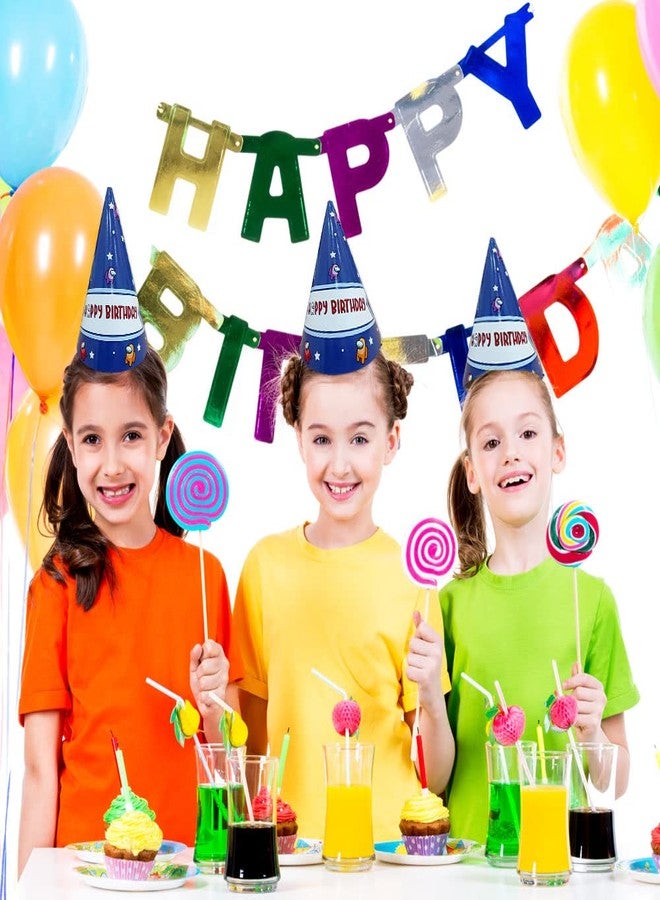 Festiko® Party Favour Children's Birthday Party Game Theme Paper Hat, Paper Hat Set - Game Theme Paper Hats 30 Pcs - Image 5