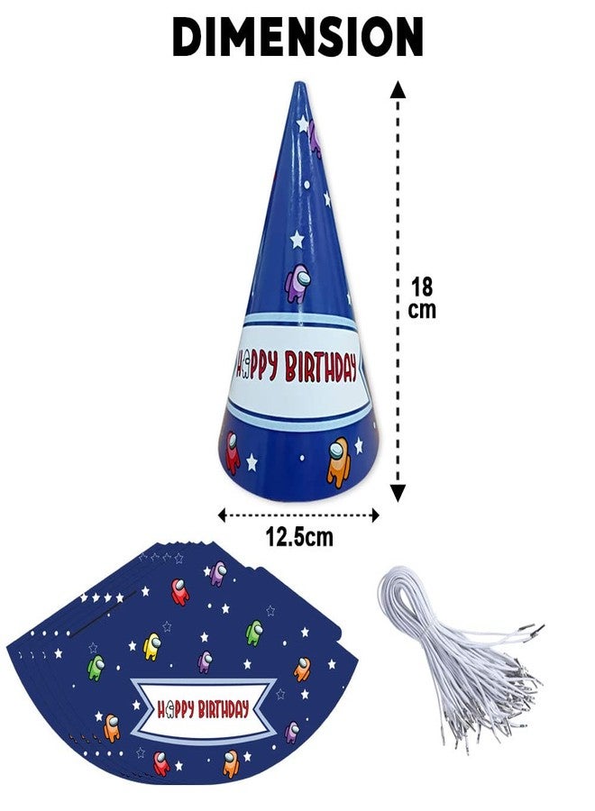 Festiko® Party Favour Children's Birthday Party Game Theme Paper Hat, Paper Hat Set - Game Theme Paper Hats 30 Pcs - Image 2