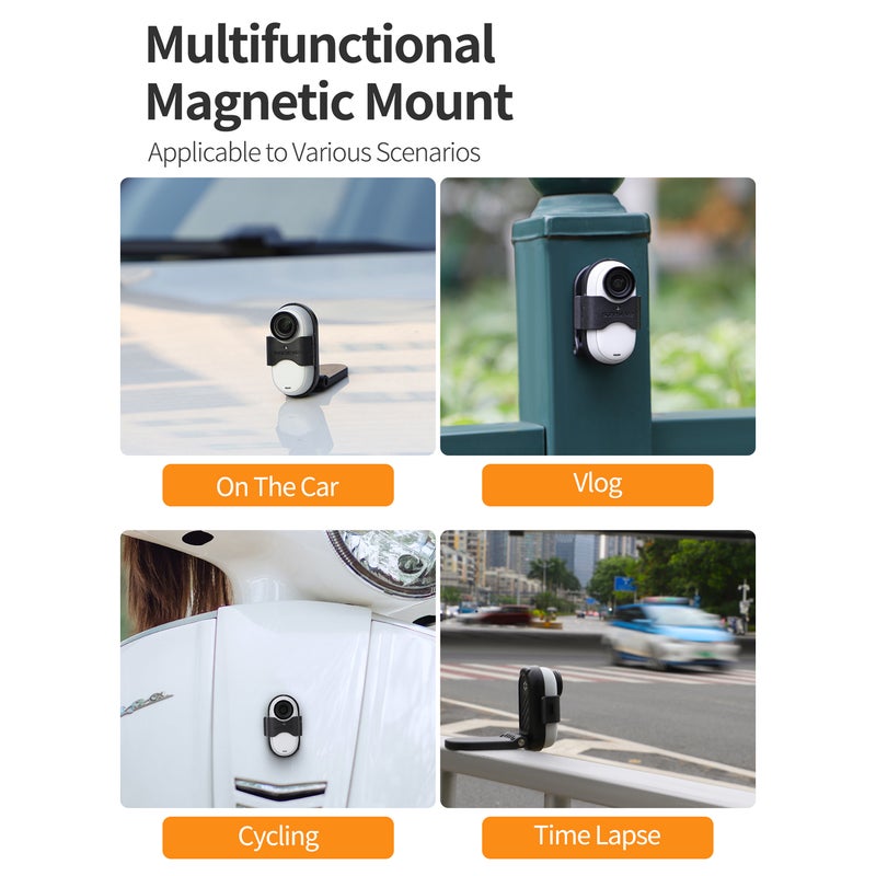IST-ZJ780 Sunnylife For Insta360 GO 3 Chest Magnetic Neck Mount First Person Shooting GO 3 Bra - Image 5