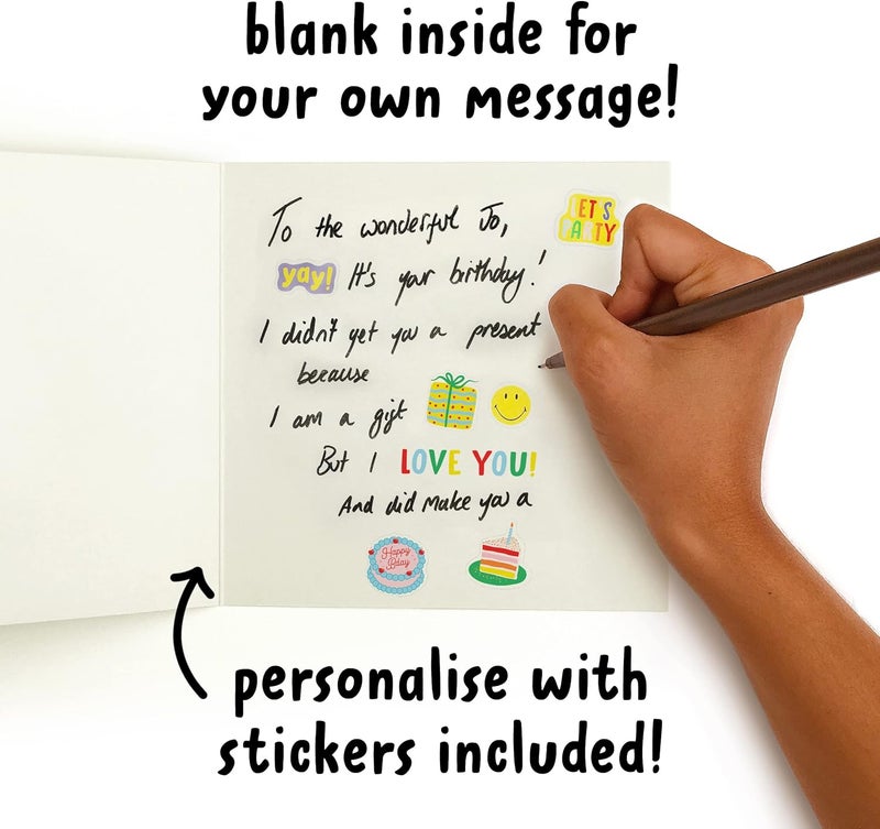 Central 23 Son Birthday Cards from Mom and Dad - Funny Birthday Card For Son Adult- Jokes Prank For Men - Hilarious Gifts For Him - Comes With Fun Stickers - Image 3
