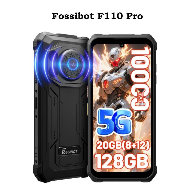 فوسيبوت هاتف ذكي fossibot F110-Pro - أسود - Image 1