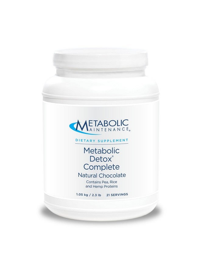 Metabolic Maintenance صيانة الأيض - ديتوكس الأيض الكامل - مشروب الشوكولاتة - مسحوق بروتين نباتي + بروتين البازلاء لتنظيف الجسم بالكامل + صحة الأمعاء - 20 جرام من بروتين النباتات غير المعدلة وراثيًا (2.3 رطل / 30 حصة) - Image 1