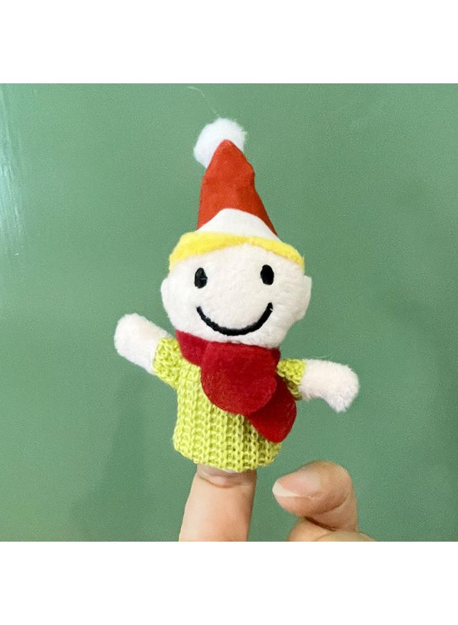 Bluejw Christmas Plush Toys A Family Of Six Characters Father Baby Finger Doll Suit Children Early Education Foreign Trade - Image 3