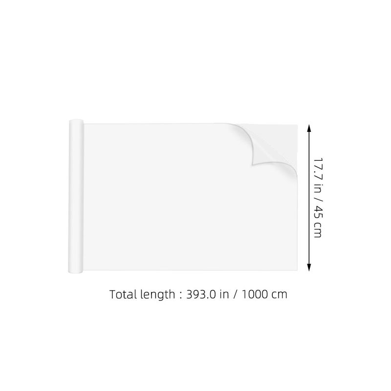 1 Roll Electrostatic Adhesion Whiteboard Sticker For Walls Dry Erase Board Static Cling Whiteboard Sticker Roll Whiteboard Sticker - Image 4