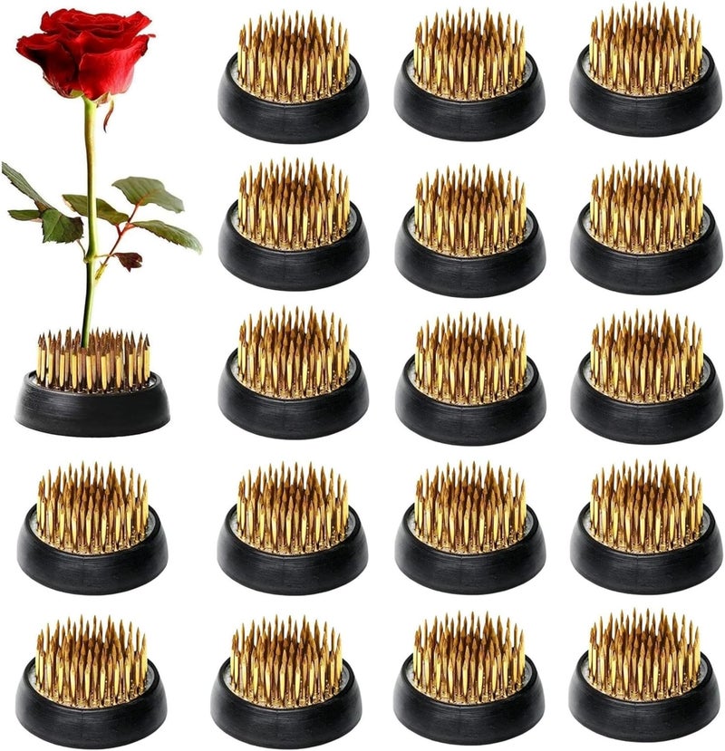Eggone Flower Frogs 34mm/1.34inch Diameter Kenzan Japanese Ikebana Kenzan Flower Pin Frog Ikebana Flower Arrangement Holder (18 Pcs) - Image 1