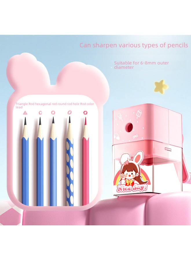 Enmi Pencil Sharpener Kindergarten Hand Pencil Sharpener Primary School Students Special Pencil Sharpener Children's Class Manual Pencil Sharpener - Image 4