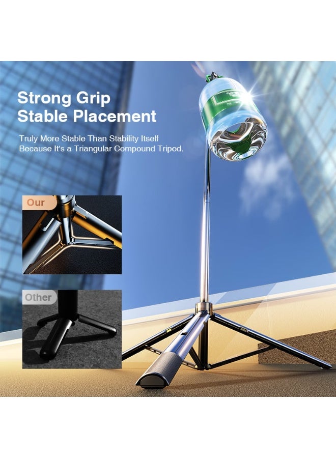 روتاكو عصا السيلفي فائقة الاتساع RTAKO ZP220 Pro بطول 2.1 متر مع جهاز تحكم عن بعد بتقنية البلوتوث - Image 5