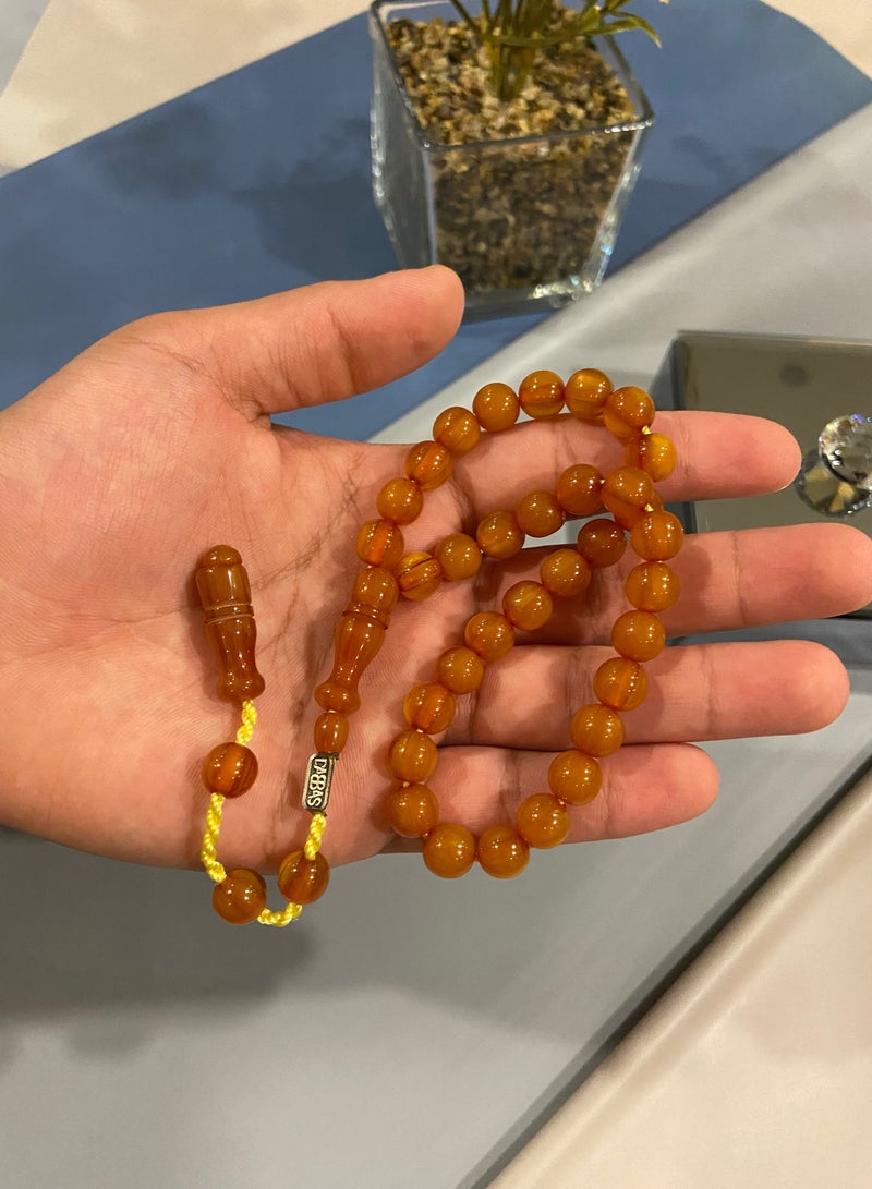 Top Quality Small German Faturan Prayer Beads For Men 33 Beads - Image 3