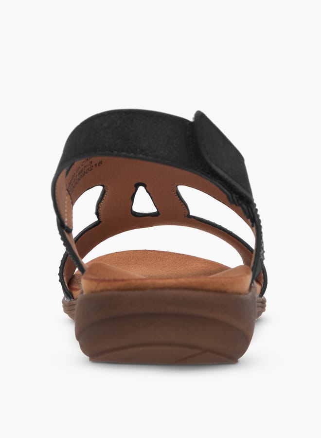 Le Confort Women's Embellished Sandals with Hook and Loop Closure  - Image 5
