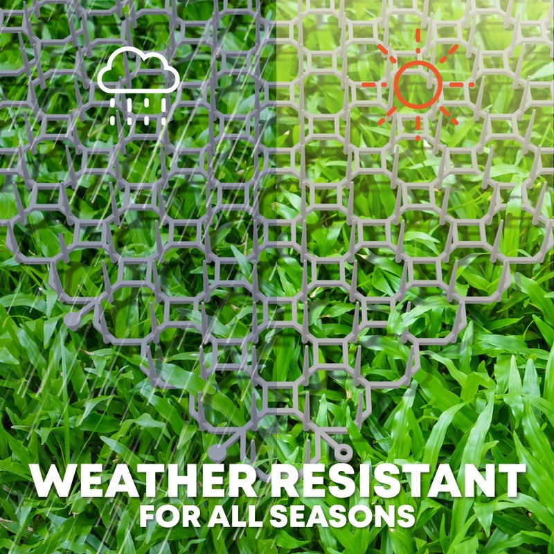 Petfolio 12 Pack Scat Mat for Cats - 16 x 8 Inch Cat Deterrent Mat with Spikes with 1 Inch Spikes, 6 Garden Staples & 10 Zip Ties. Pet Training Mat for Cat Repellent Indoor & Outdoor - Image 4