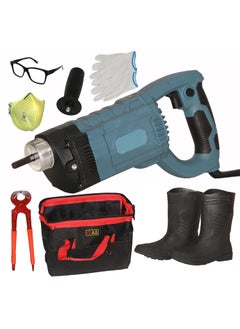Digital Craft Digital Craft Handheld Concrete Vibrator Electric Vibrating Tool Without SHAFT ROD for Various Concrete Construction Vibrator Machine 2000WTool Bag8Inch Pincer Plier  - Image 1