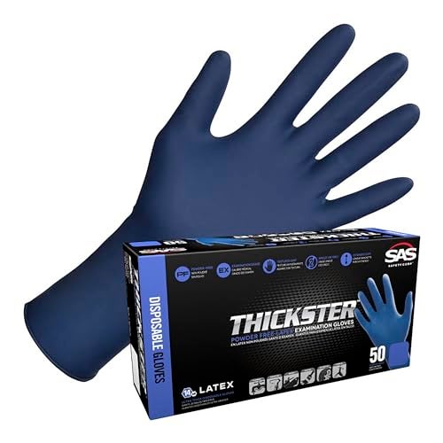 SAS 6603 (1 box) Thickster Textured Safety Latex Gloves, Large - Image 3