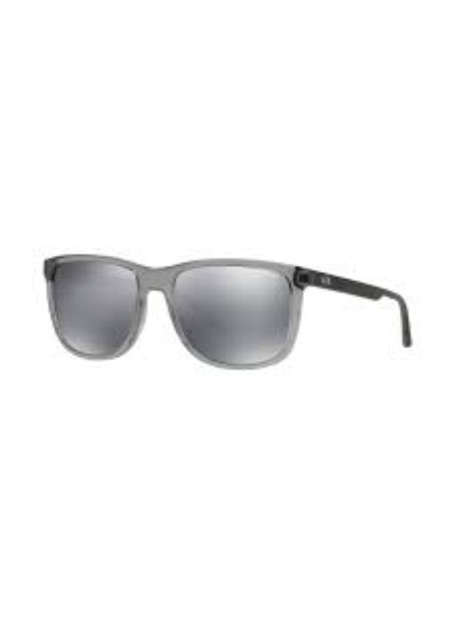 Armani Exchange - نظارات شمسية للرجال 4070S - حجم العدسة: 57 مم - رمادي لامع - Image 1