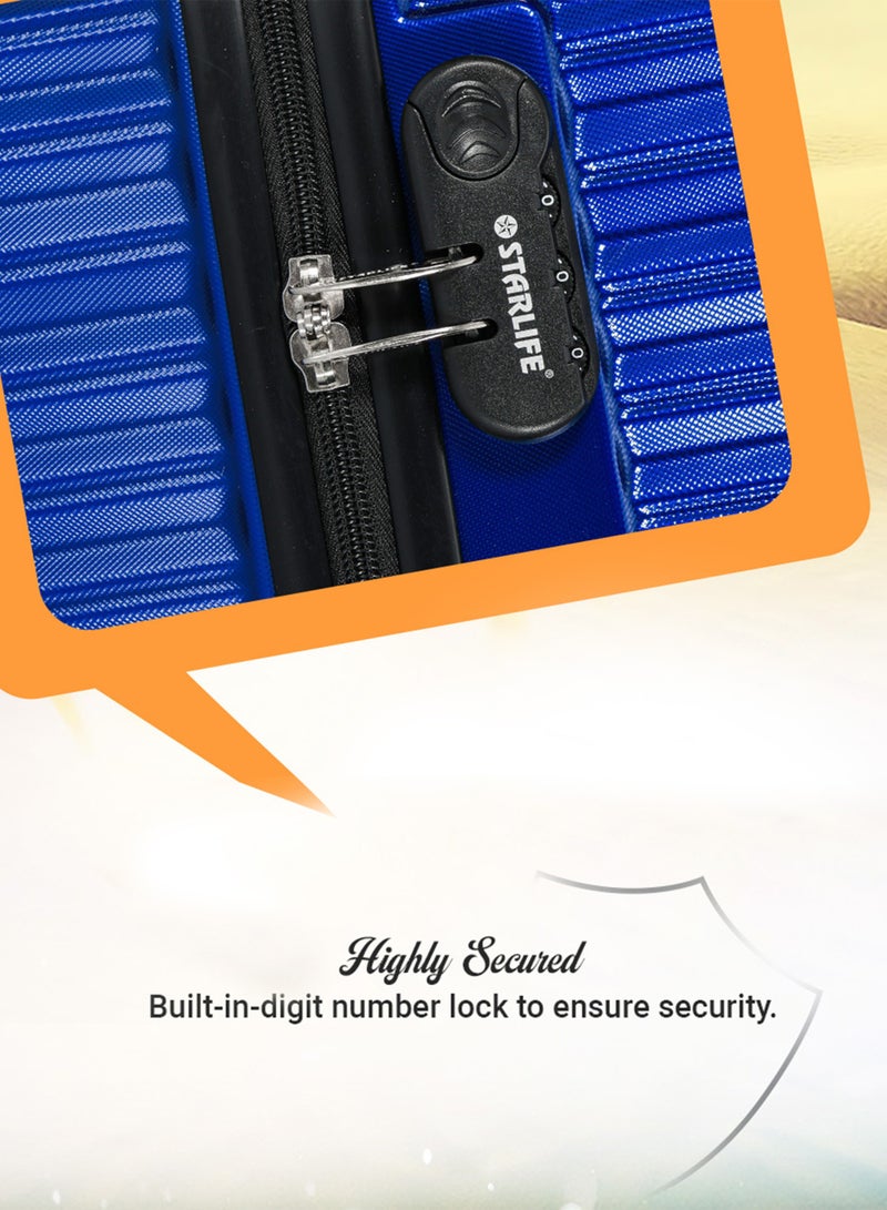 ستار لايف مجموعة حقائب سفر مكونة من 4 قطع من حقائب أمتعة السفر ذات الجانب الصلب من مادة ABS - Image 3