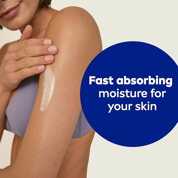 Nivea لوشن الجسم نيفيا إكسبريس هيدرايشن 400 مل سريع الامتصاص 72 ساعة ترطيب مرطب نيفيا للبشرة الجافة مصنوع من سيروم الترطيب العميق والمعادن البحرية بشرة ناعمة لوشن الجسم نيفيا - Image 5