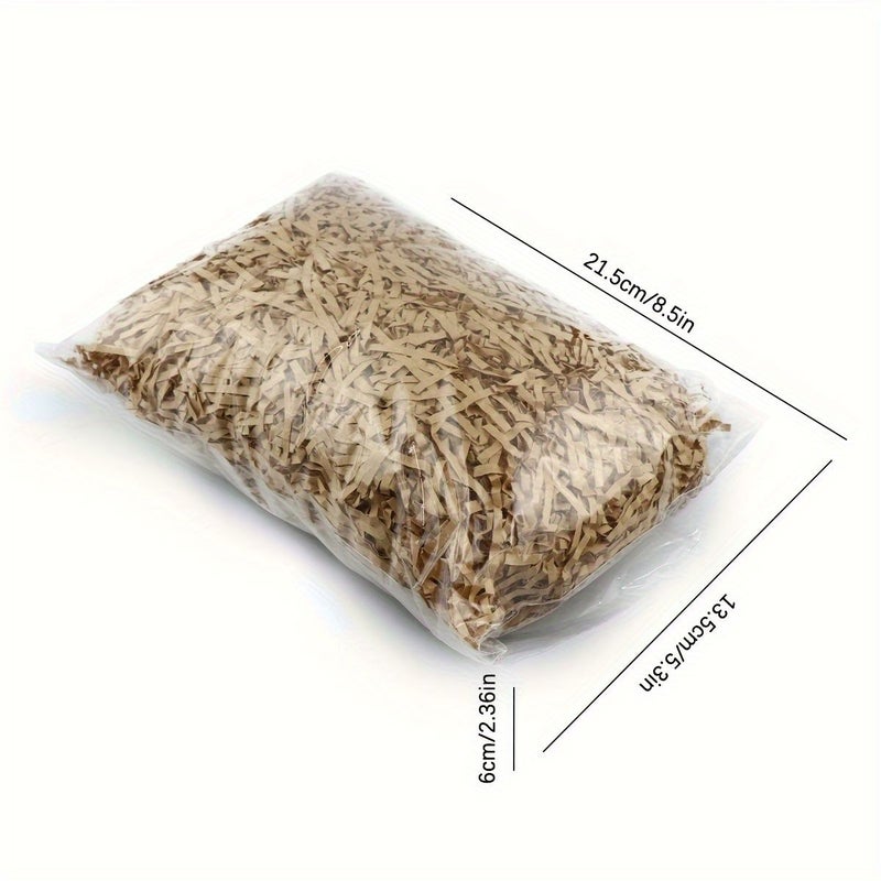 1 Raffia Wavy Shredded Paper White 50g Birthday Holiday Gift Box Filling Suitable For Thanksgiving Easter Christmas And New Year Party Decorations - Image 4