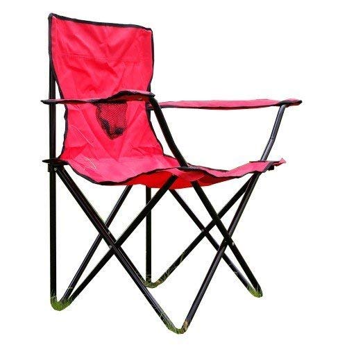 Wishbone Polyester with Steel Portable Foldable Camping Chair Colour May Vary - Image 3