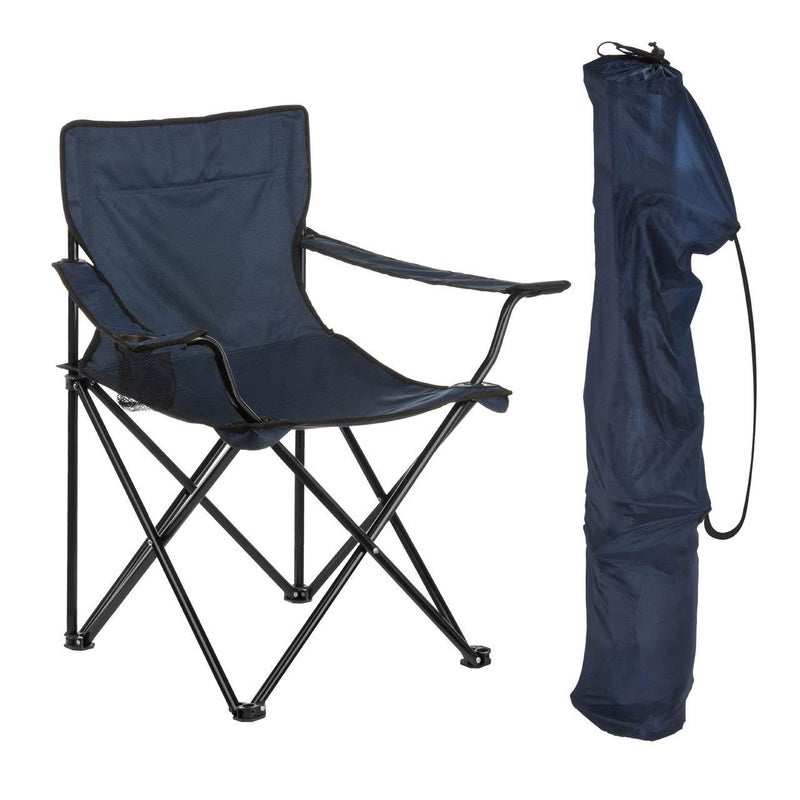 Wishbone Polyester with Steel Portable Foldable Camping Chair Colour May Vary - Image 1