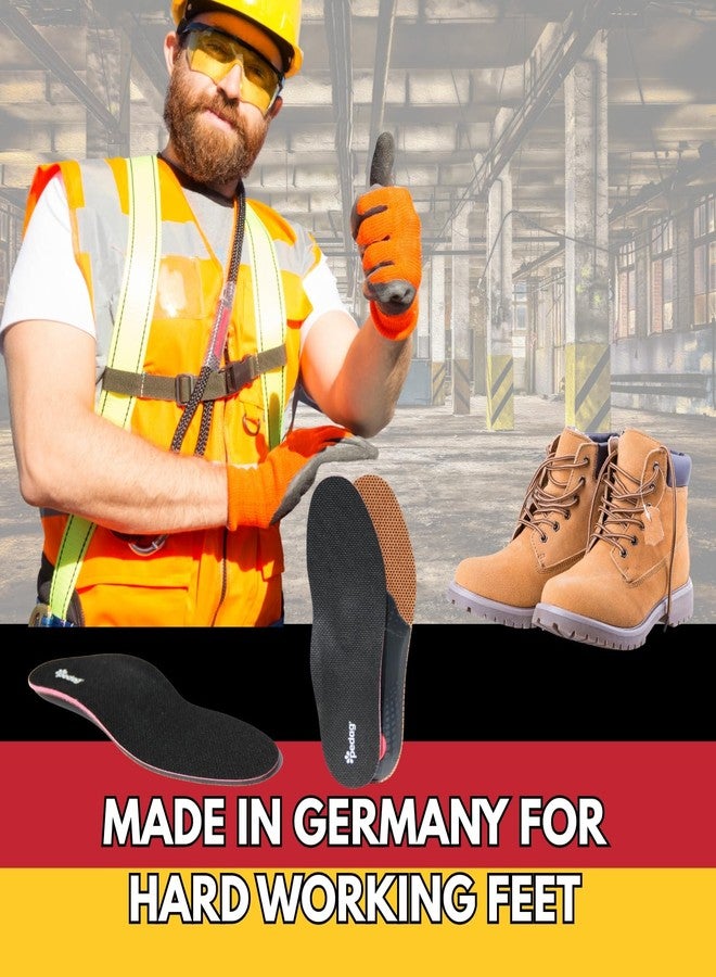 pedag Worker | Heavy Boot Insoles | Made in Germany |Supports Foot from Heel to Toe | Longitudinal Arch, Metatarsal Arch and The Heel | Women US 8/EU 38 - Image 2
