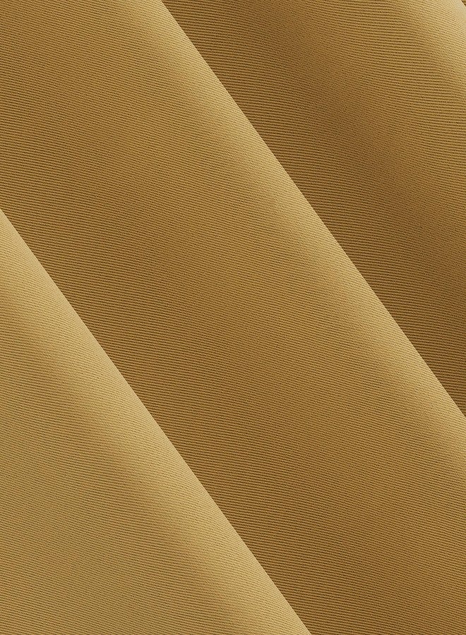 Sun Zero Easton Energy Saving Blackout Rod Pocket Curtain Panel, 40" x 63", Gold - Image 3