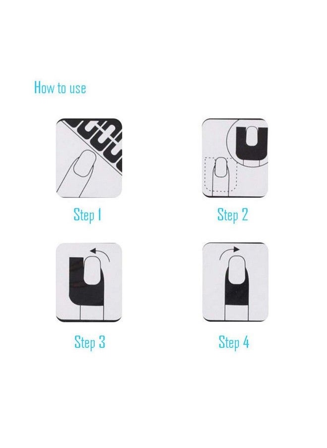 LifexTol 5 Sheets Nail Polish Protector Disposable Peel Off Tapes Skin Nails Glue Stickers Forms Varnish Protector Manicure Finger Tools  - Image 5