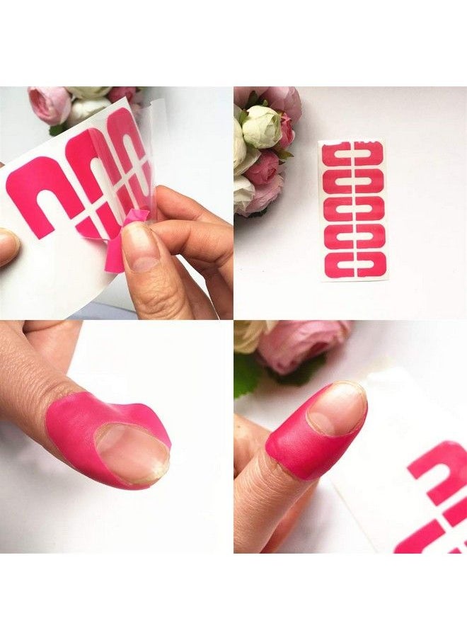 LifexTol 5 Sheets Nail Polish Protector Disposable Peel Off Tapes Skin Nails Glue Stickers Forms Varnish Protector Manicure Finger Tools  - Image 4