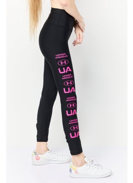 UNDER ARMOUR Women Sportswear Fit Pull On Training Leggings, Black  - Image 4