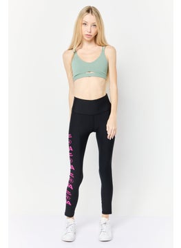 UNDER ARMOUR Women Sportswear Fit Pull On Training Leggings, Black  - Image 3