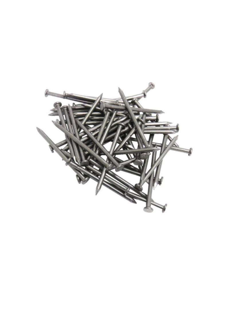 High Strength Round Head Nails For Carpentry Hardware Electrical Etc (50, 1 1/2 inch) - Image 2
