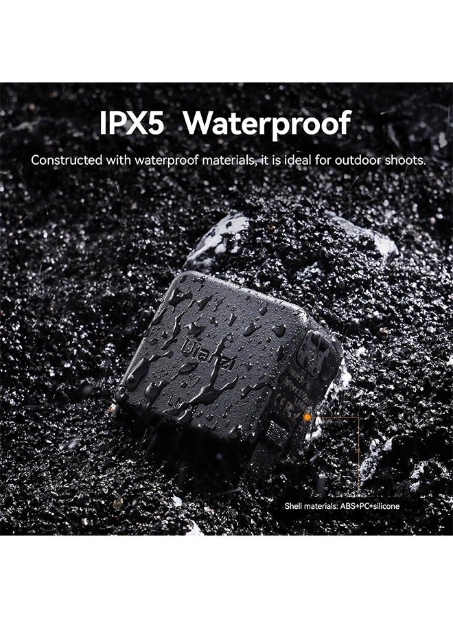 يولانزي مصباح فيديو ULANZI LM18 Vlogging Light Mini LED لكاميرا الفيديو لملحقات قفص كاميرا DJI Osmo Action 3/4 ومحول توسيع Ulanzi PK-06 Pocket 3 - Image 5