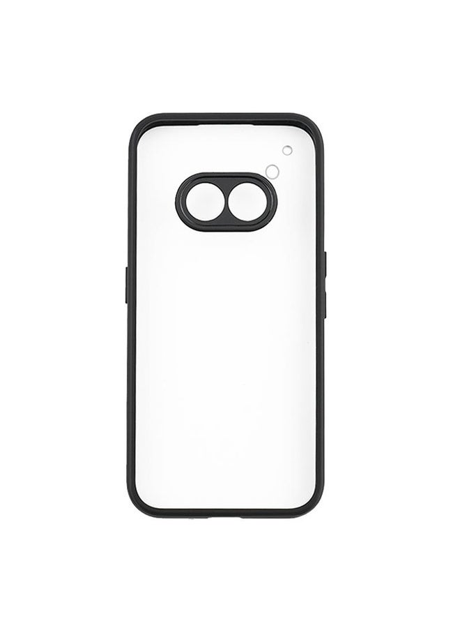 HuHa For Nothing Phone 2a Frosted TPU Hybrid Transparent PC Phone Case(Black)  - Image 2