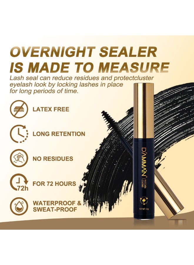 D'AMMA'N DAMMAN Overnight Lash Sealer Mascara Coating 10g Waterproof Eyelash Extension Sealant - Image 5