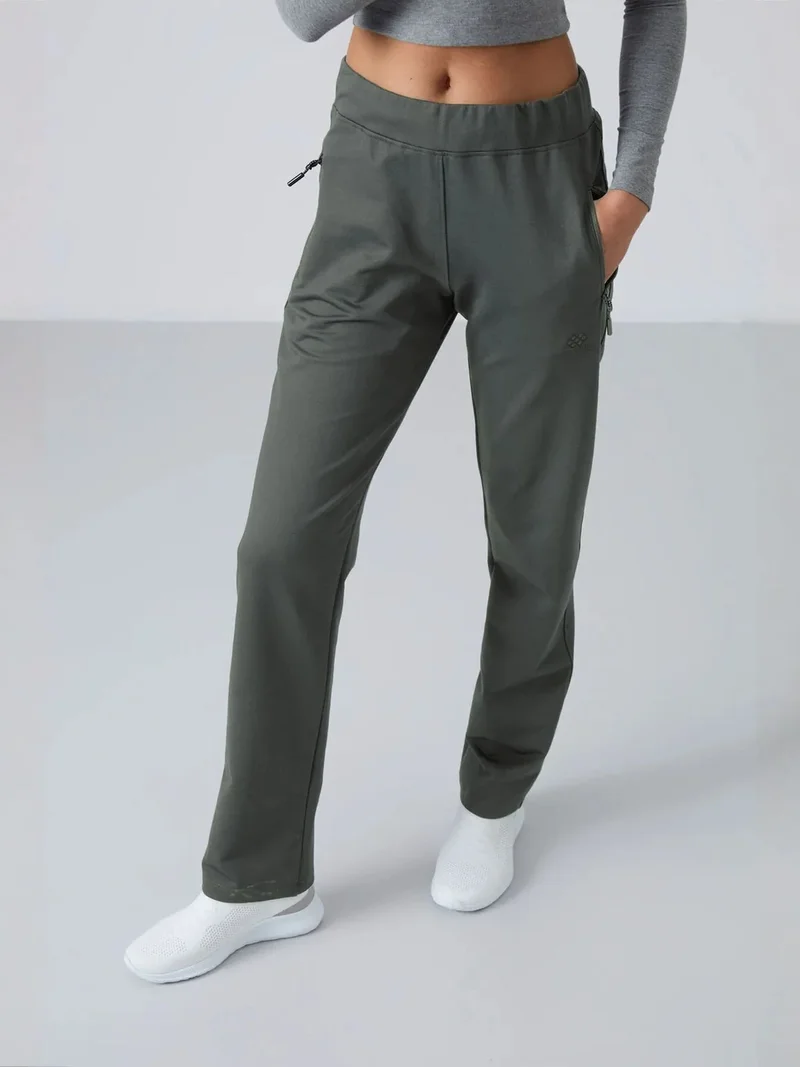 تومي لايف TOMMY Women's Straight-leg Fleece Sweatpants
