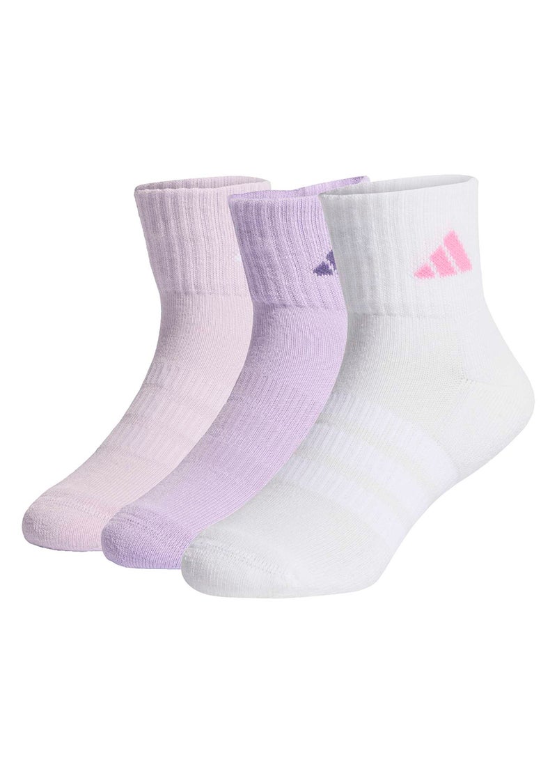Adidas Cushioned Sportswear Ankle Socks 3 Pair Pack - Image 1
