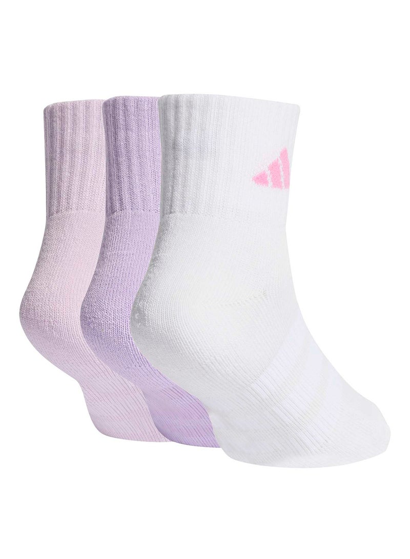 Adidas Cushioned Sportswear Ankle Socks 3 Pair Pack - Image 2