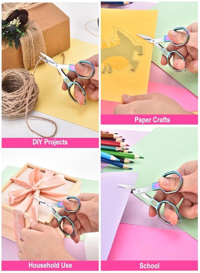 Zicolu Folding Travel Scissors Safety, Small TSA-Compliant and Portable with Case, Pocket Foldable Stainless Steel Retractable Cutters, Mini Craft Scissors for Home, Outdoor and Office Use - Image 5