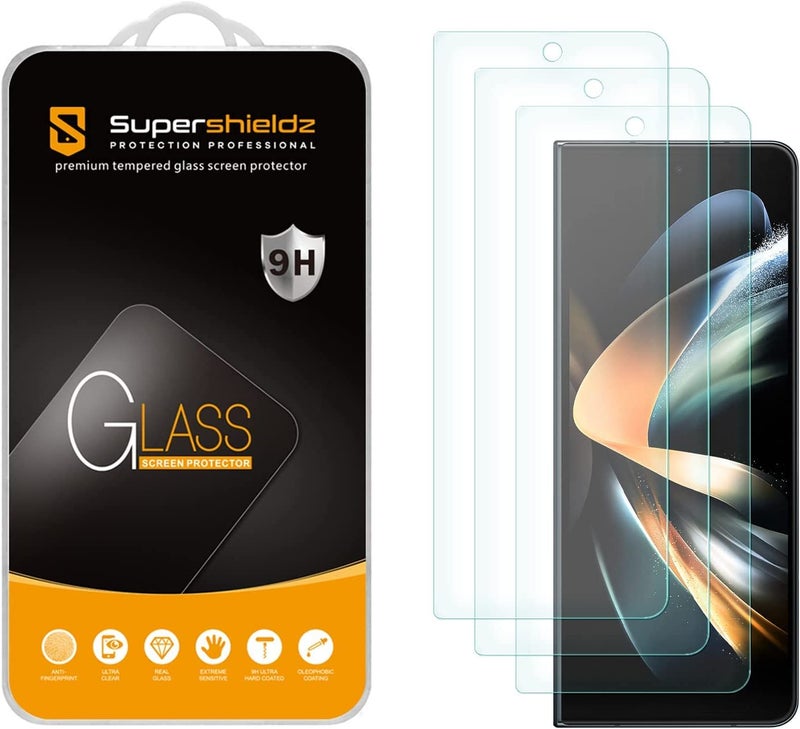 Supershieldz 3 Pack Designed for Samsung Galaxy Z Fold 4 5G Front Screen Only Tempered Glass Screen Protector 033mm Case Friendly Anti Scratch Bubble Free - Image 3