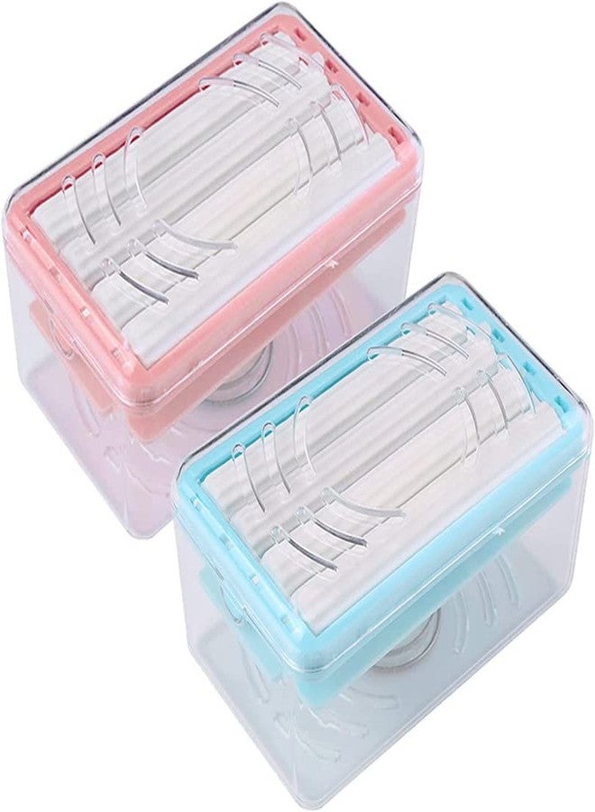 Anshri 2-in-1 Portable Portable Laundry Rolling Soap Box Easy Cloth Washing Soap Roller, Plastic Dispenser Case with Lid Having Roller(Pack of 1) - Image 2