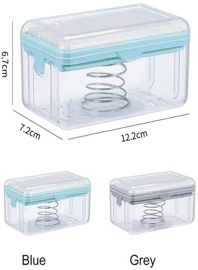 Anshri 2-in-1 Portable Portable Laundry Rolling Soap Box Easy Cloth Washing Soap Roller, Plastic Dispenser Case with Lid Having Roller(Pack of 1) - Image 3