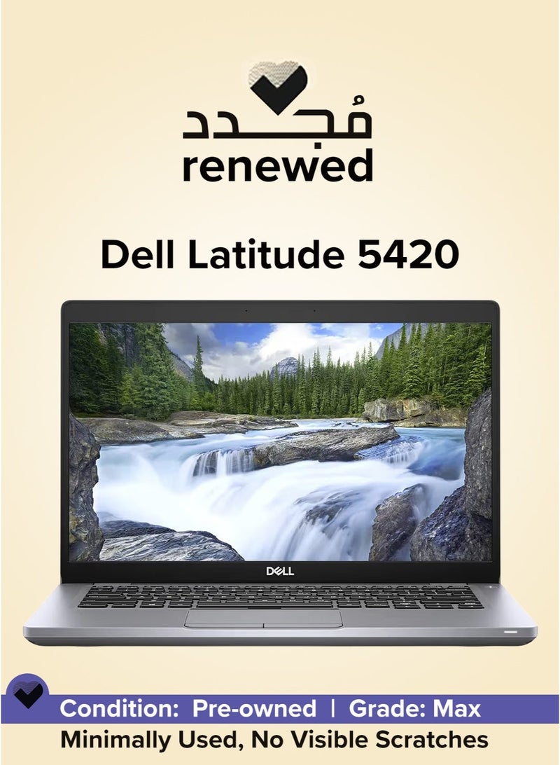 DELL Renewed - Latitude 5420 , Intel Core i5-1145G7 , Ram 8GB DDR4 , 256GB SSD M.2 NVMe , Intel® Iris® Xe Graphics , 14 inch FHD LED-IPS Touch Screen English/Arabic Titan Gray - Image 1