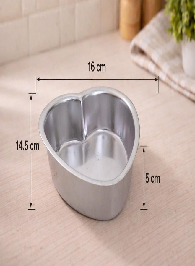 A2S Murti Bakeware Aluminum Baking Heart Shape Cake Pan/Mould - (5 inches) - Image 4