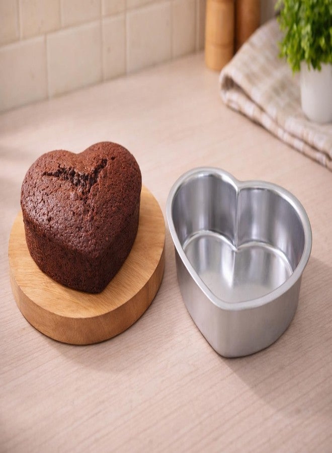 A2S Murti Bakeware Aluminum Baking Heart Shape Cake Pan/Mould - (5 inches) - Image 3