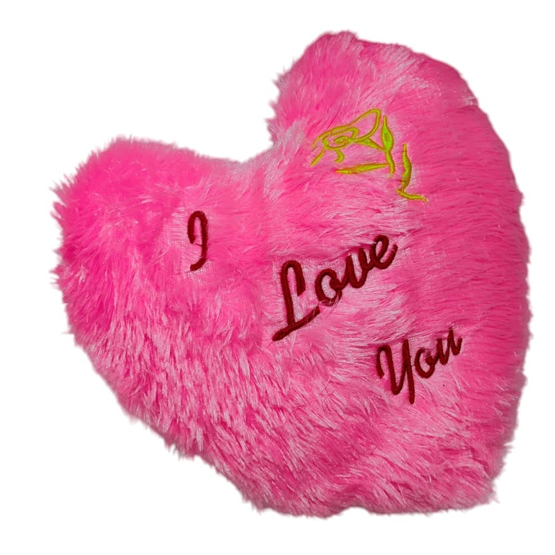 I Love You Heart Pillow Romantic Valentines Day Gift for Boyfriend Girlfriend Husband Wife Perfect for Lovers Day Couples Anniversary Surprise RED Pink  - Image 3